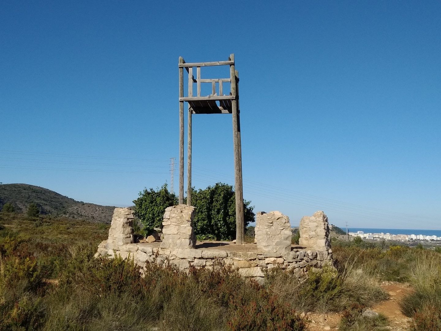 Vista panorámica desde el Mirador de Santa Anna sobre Gandia y la costa de la Safor