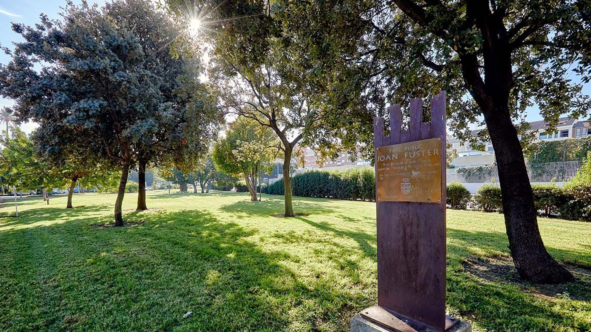 Parc Joan Fuster, bande paysagère urbaine