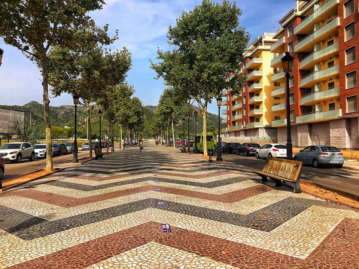 Vista urbana de Gandia durante el recorrido de 10 kilometros